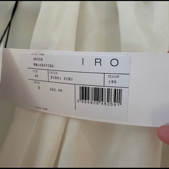 IRO Ivory Spring Ready to Wear 2019 Blouse - Picture 3 of 4